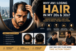 Why Am I Losing Hair in My 20s and 30s? Real Causes Men in Hyderabad Need to Know