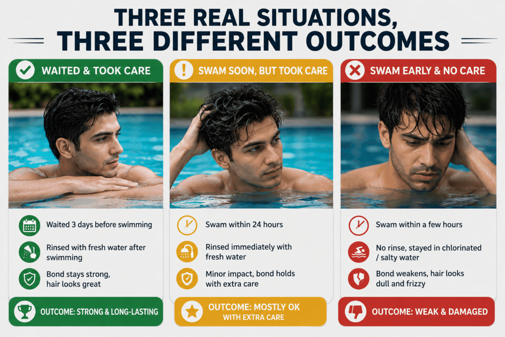 Can You Swim After Hair Bonding